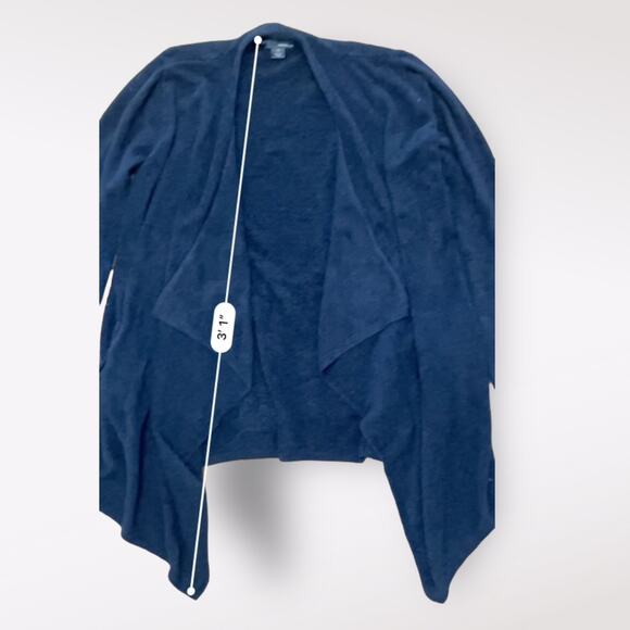 Barefoot Dreams Navy Blue CozyChic Lite Island Wrap Size L/XL - Picture 6 of 10